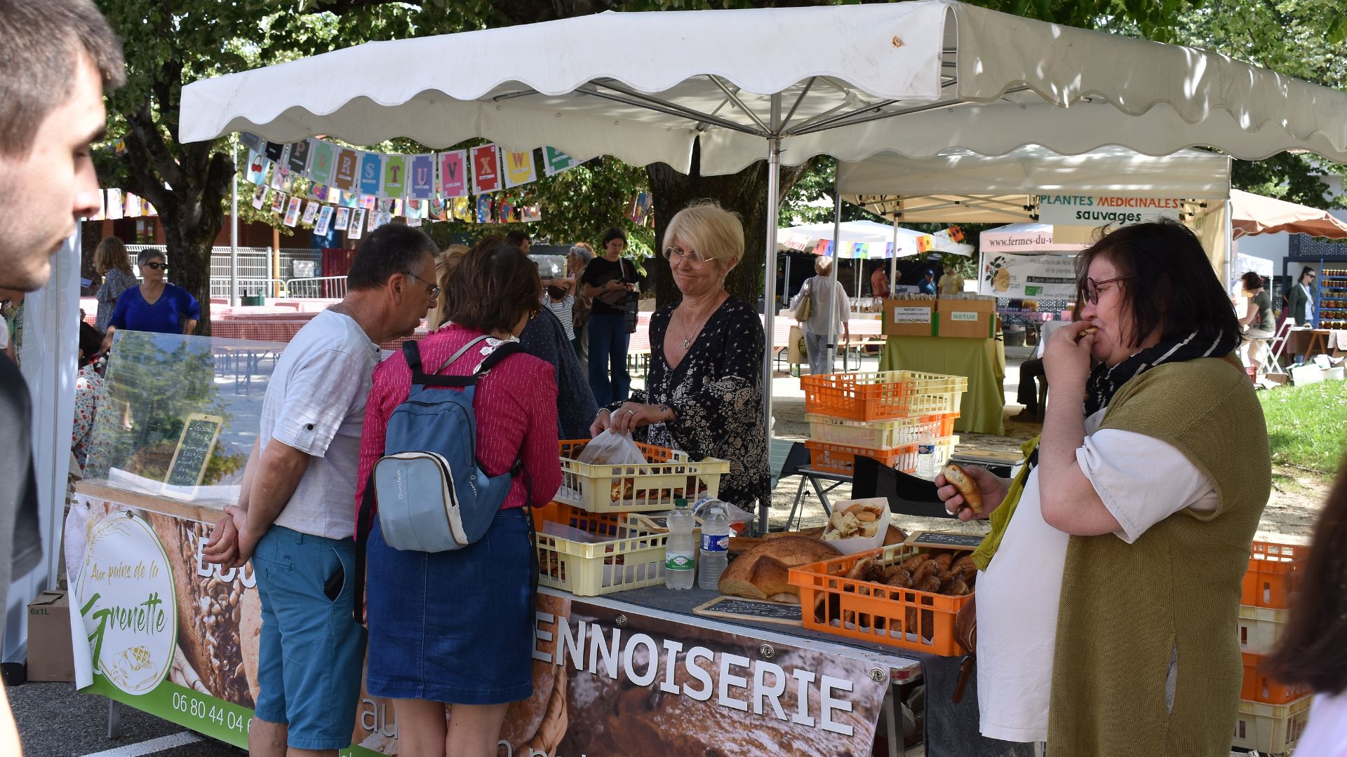 Exposants 2 producteurs bio valence drome foire gourmande
